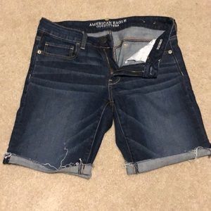 Denim bermudas
